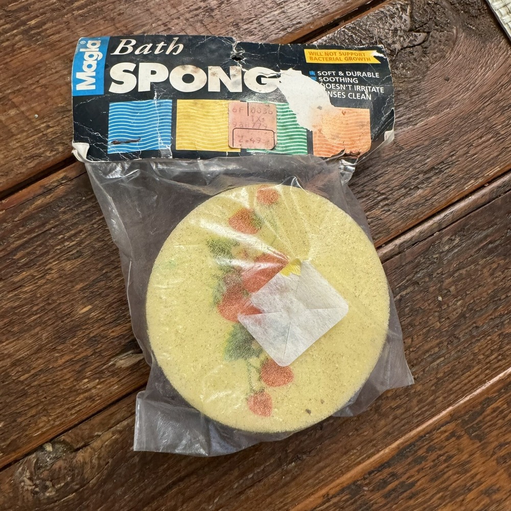 Vintage Magla Bath Sponge Beauty Care for the Body New in Package Made in USA